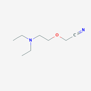 molecular formula C8H16N2O B15420575 [2-(Diethylamino)ethoxy]acetonitrile CAS No. 112121-67-2