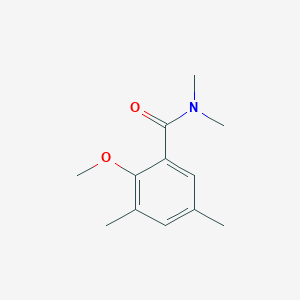 molecular formula C12H17NO2 B15420578 2-Methoxy-N,N,3,5-tetramethylbenzamide CAS No. 116120-76-4