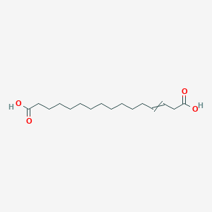 Hexadec-3-enedioic acid