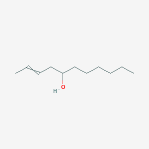 molecular formula C11H22O B15420623 Undec-2-EN-5-OL CAS No. 114954-49-3