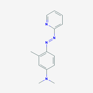 N,N,3-Trimethyl-4-[(E)-(pyridin-2-yl)diazenyl]aniline