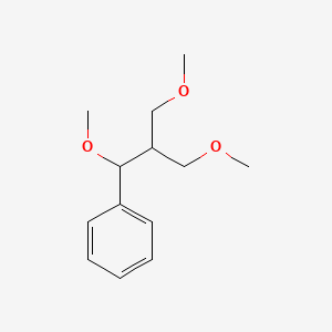 molecular formula C13H20O3 B15420657 [1,3-Dimethoxy-2-(methoxymethyl)propyl]benzene CAS No. 114546-81-5