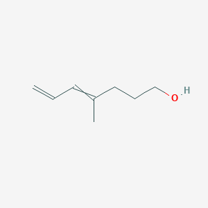 molecular formula C8H14O B15420737 4-Methylhepta-4,6-dien-1-ol CAS No. 113375-54-5