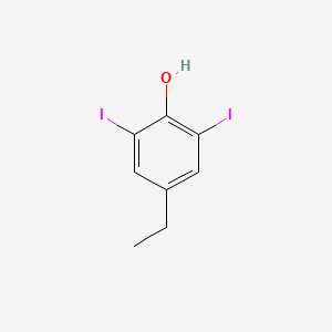 molecular formula C8H8I2O B15420746 4-Ethyl-2,6-diiodophenol CAS No. 113372-81-9