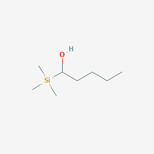 molecular formula C8H20OSi B15420749 1-(Trimethylsilyl)pentan-1-ol CAS No. 112947-61-2