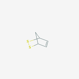 molecular formula C5H6S2 B15420801 2,3-Dithiabicyclo[2.2.1]hept-5-ene CAS No. 115018-95-6