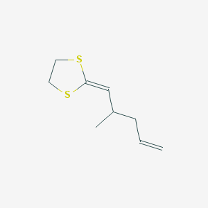 2-(2-Methylpent-4-en-1-ylidene)-1,3-dithiolane