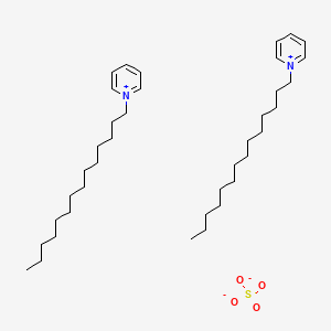 molecular formula C38H68N2O4S B15420818 Bis(1-tetradecylpyridin-1-ium) sulfate CAS No. 114828-82-9