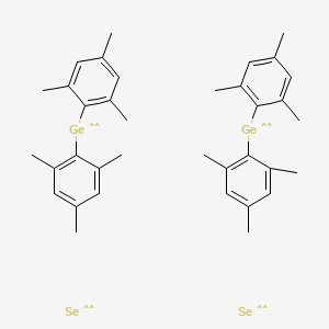 Bis(2,4,6-trimethylphenyl)-lambda~2~-germane--selenium (1/1)