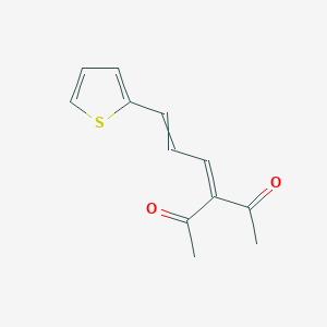 3-[3-(Thiophen-2-yl)prop-2-en-1-ylidene]pentane-2,4-dione