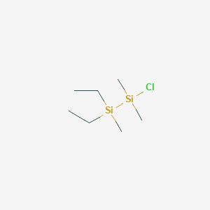 1-Chloro-2,2-diethyl-1,1,2-trimethyldisilane