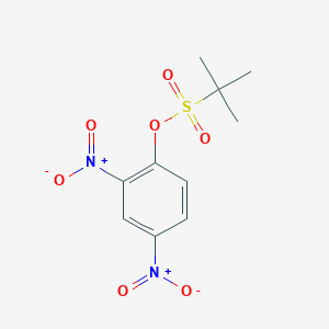 molecular formula C10H12N2O7S B15421284 2,4-Dinitrophenyl 2-methylpropane-2-sulfonate CAS No. 112882-07-2