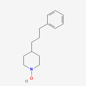 molecular formula C14H21NO B15421290 4-(3-Phenylpropyl)piperidin-1-ol CAS No. 118972-08-0