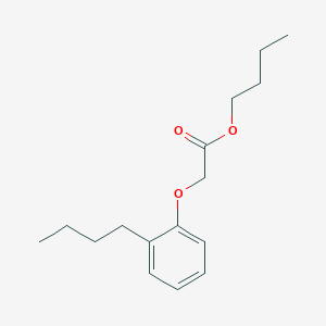 molecular formula C16H24O3 B15421535 Butyl (2-butylphenoxy)acetate CAS No. 116321-88-1