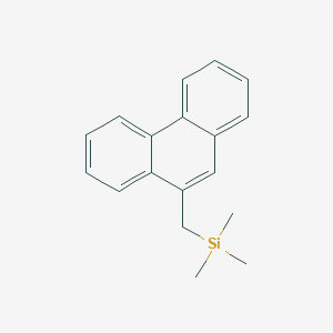 molecular formula C18H20Si B15421576 Trimethyl[(phenanthren-9-YL)methyl]silane CAS No. 114099-91-1