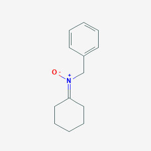 molecular formula C13H17NO B15421583 Benzenemethanamine, N-cyclohexylidene-, N-oxide CAS No. 113118-90-4