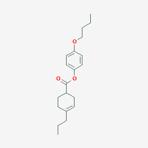 molecular formula C20H28O3 B15421692 4-Butoxyphenyl 4-propylcyclohex-3-ene-1-carboxylate CAS No. 115498-52-7