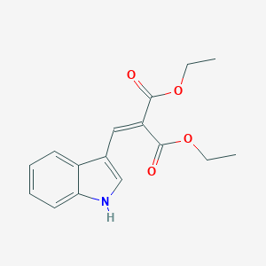 B154220 diethyl 2-(1H-indol-3-ylmethylidene)propanedioate CAS No. 10184-96-0