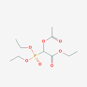 molecular formula C10H19O7P B015423 乙酸 2-乙酰氧基-2-(二乙氧基磷酰基)乙酯 CAS No. 162246-77-7