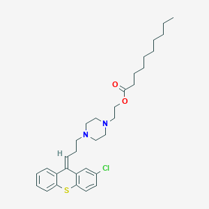 molecular formula C32H43ClN2O2S B154231 Zuclopenthixol decanoate CAS No. 64053-00-5