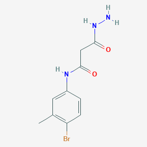 N-(4-Bromo-3-methylphenyl)-3-hydrazinyl-3-oxopropanamide