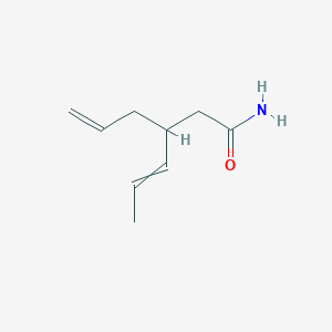 3-(Prop-2-en-1-yl)hex-4-enamide