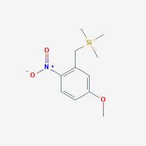 [(5-Methoxy-2-nitrophenyl)methyl](trimethyl)silane