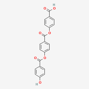 4-({4-[(4-Hydroxybenzoyl)oxy]benzoyl}oxy)benzoic acid