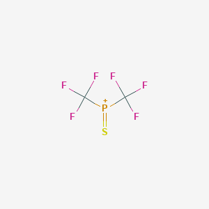 Sulfanylidene[bis(trifluoromethyl)]phosphanium