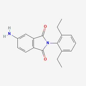 1H-Isoindole-1,3(2H)-dione, 5-amino-2-(2,6-diethylphenyl)-