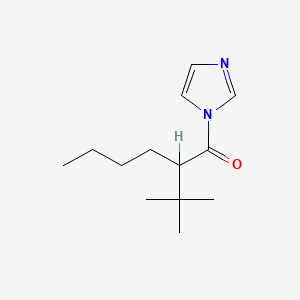 2-Tert-butyl-1-(1h-imidazol-1-yl)hexan-1-one