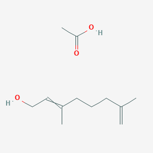 Acetic acid;3,7-dimethylocta-2,7-dien-1-ol