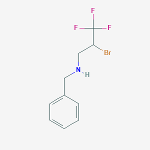 N-Benzyl-2-bromo-3,3,3-trifluoropropan-1-amine