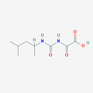 {[(4-Methylpentan-2-yl)carbamoyl]amino}(oxo)acetic acid