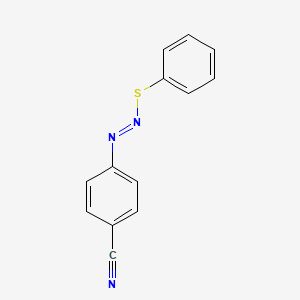 4-[(E)-(Phenylsulfanyl)diazenyl]benzonitrile