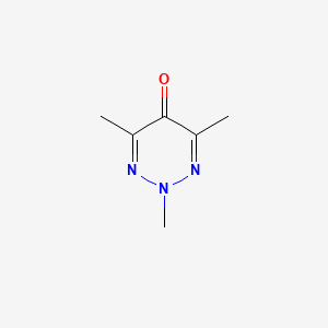 2,4,6-Trimethyl-1,2,3-triazin-5(2H)-one