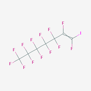 B15424515 1,2,3,3,4,4,5,5,6,6,7,7,7-Tridecafluoro-1-iodohept-1-ene CAS No. 102682-83-7