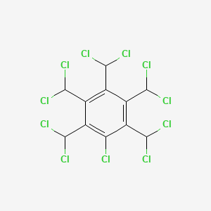 1-Chloro-2,3,4,5,6-pentakis(dichloromethyl)benzene