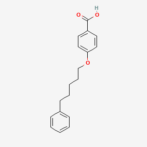 Benzoic acid, 4-[(5-phenylpentyl)oxy]-