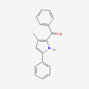 (3-Methyl-5-phenyl-1H-pyrrol-2-yl)(phenyl)methanone