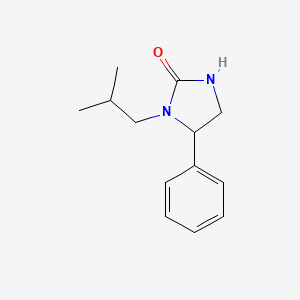 1-(2-Methylpropyl)-5-phenyl-2-imidazolidinone