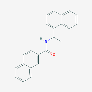 2-Naphthalenecarboxamide, N-[1-(1-naphthalenyl)ethyl]-