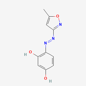 3-Hydroxy-4-[2-(5-methyl-1,2-oxazol-3-yl)hydrazinylidene]cyclohexa-2,5-dien-1-one