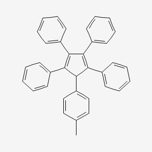 1,1',1'',1'''-[5-(4-Methylphenyl)cyclopenta-1,3-diene-1,2,3,4-tetrayl]tetrabenzene