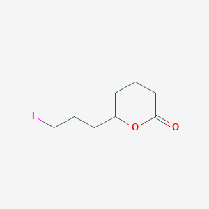 6-(3-Iodopropyl)oxan-2-one