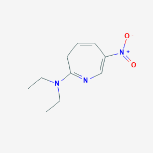 N,N-Diethyl-6-nitro-3H-azepin-2-amine