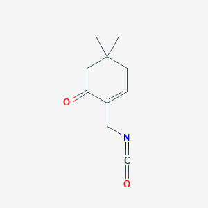 2-(Isocyanatomethyl)-5,5-dimethylcyclohex-2-en-1-one