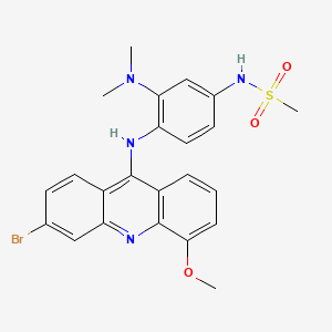 Methanesulfonamide, N-(4-((3-bromo-5-methoxy-9-acridinyl)amino)-3-(dimethylamino)phenyl)-