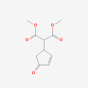 Propanedioic acid, (4-oxo-2-cyclopenten-1-yl)-, dimethyl ester