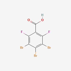 3,4,5-Tribromo-2,6-difluorobenzoic acid